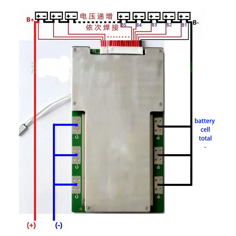 300A 120A 100A 21S 17S 64V 72V литий-ионная плата защиты батареи высокий ток ионный 3,7 V пакеты ячеек BMS баланс общий