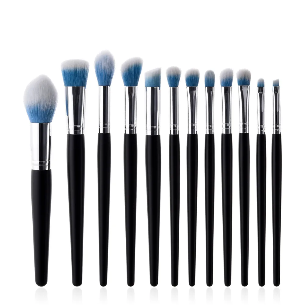 VANDER Pro 12Pcs Makeup Brushes Set Powder Foundation Eyebrow Cosmetic Brush Blending Kits Tools pinceaux maquiagem | Красота и