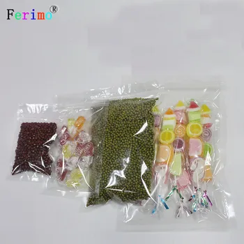 

Ferimo 100pcs Transparent bone bag kitchen storage bag Cpp composite self-sealing bag food packaging bags