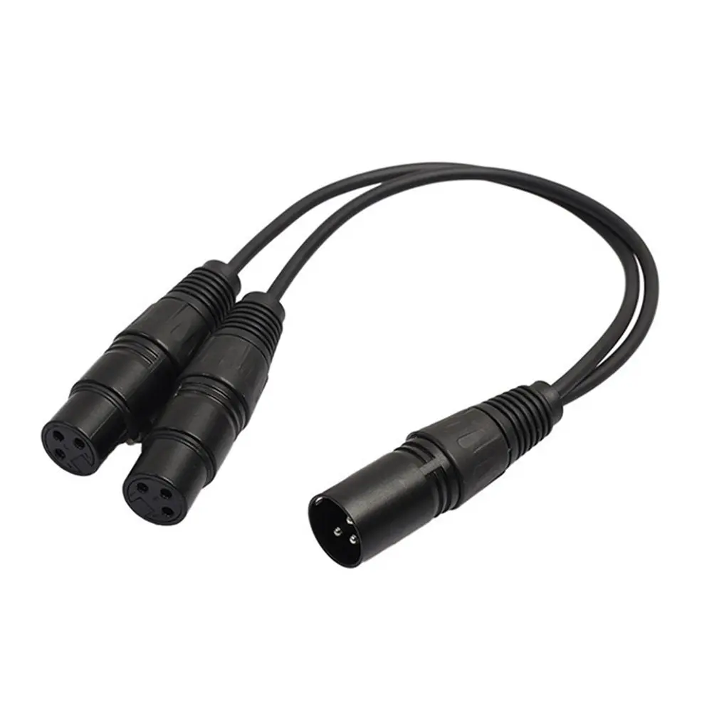 2 шт. XLR Сделано в Китае 3 контактный разъем Dual Мужской Y сплиттер микрофоном