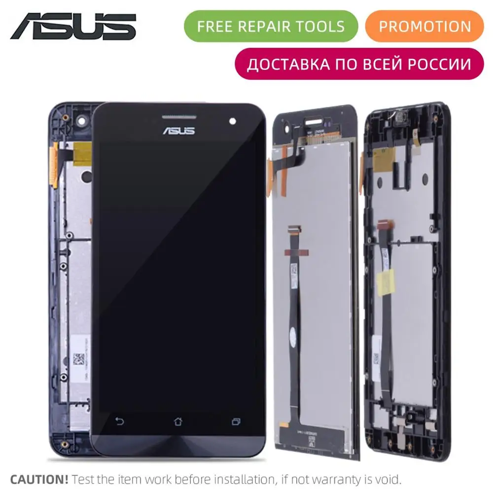 5.0" Original Display For ASUS Zenfone 5 LCD Touch Screen with Frame