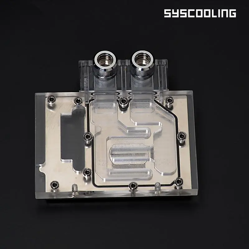 Syscooling GTX960 Полностью покрывающий водяной блок прозрачная акриловая крышка