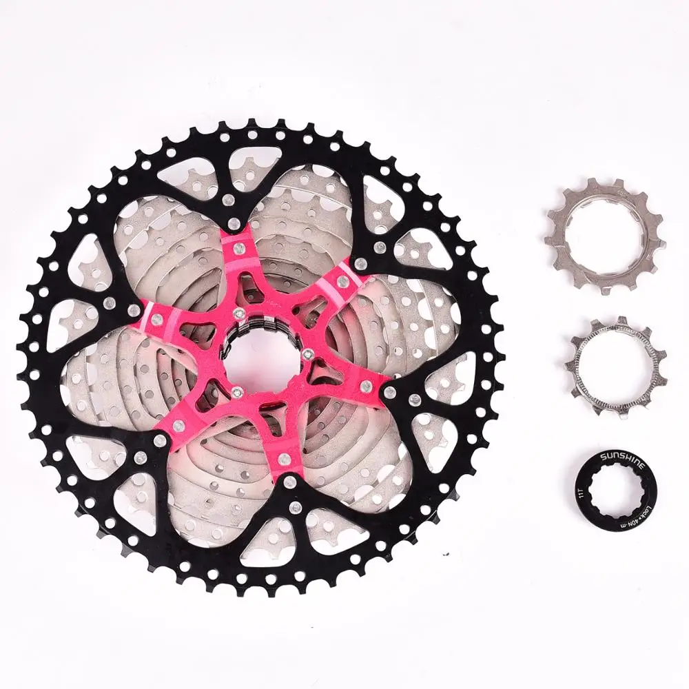 SUNSHINE 11 speed Freewheel MTB Запчасти для горного велосипеда кассета Freewheel Золотой 11-42T 46T 50T для запчастей XT M8000 SLX M7000 M9000