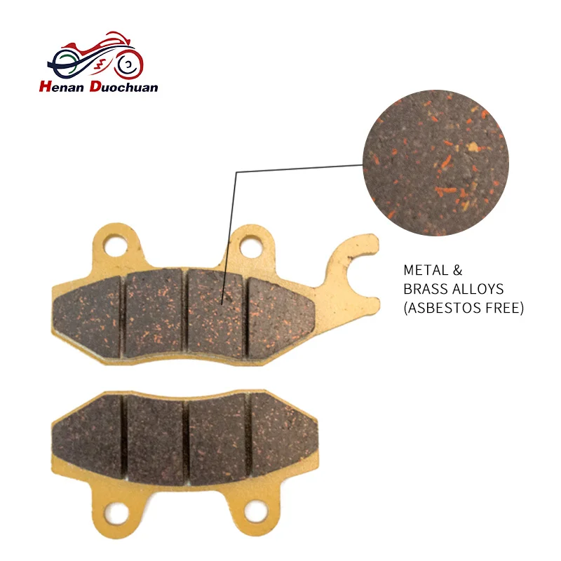 

Motorcycle Front Rear Brake Pads For Kymco Dink 50 Activ 50/110/125 Hipster 125/150 Yager 50 Super 9 BN 125 EX 250 Cruiser 125