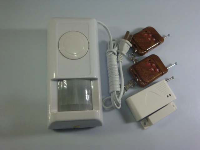 Infrared remote control alarm home burglar system with wireless site rechargeable battery door sensor | Обустройство дома