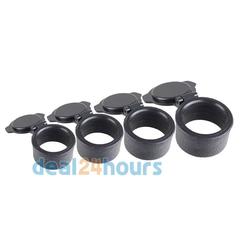 

Rifle Scope Quick Flip Spring Up Open Lens Cover Eye Protect Objective Protection Cap for Caliber Hunting Accessories 11 Sizes