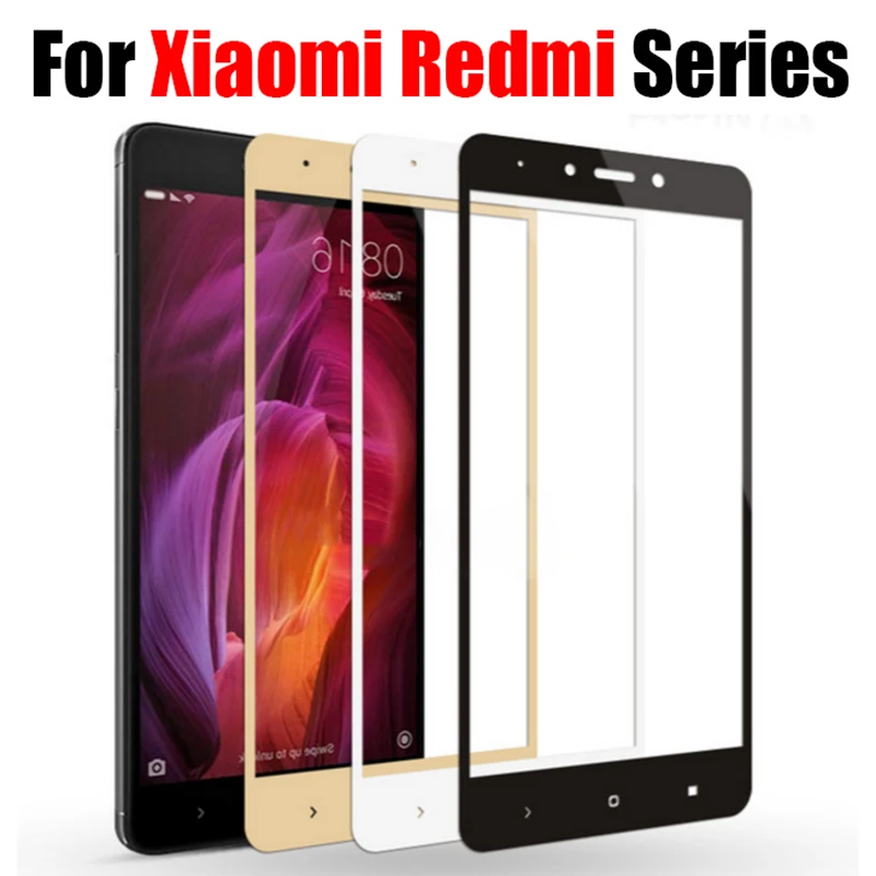 Полное покрытие redmi 4a стекло xiomi 4x Стекло для xiaomi xiami xaomi note 4x4 x pro Защитная пленка