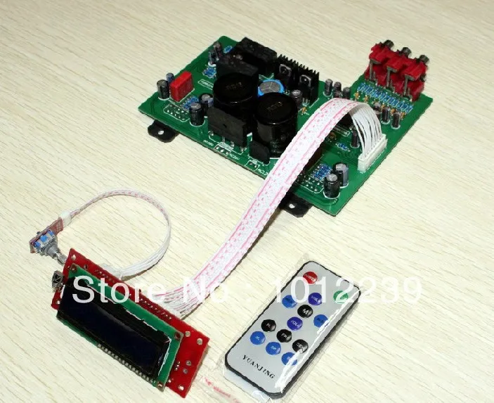 

LM3886 Power supply amplifier board & Remote LCD display screen 68W+68W