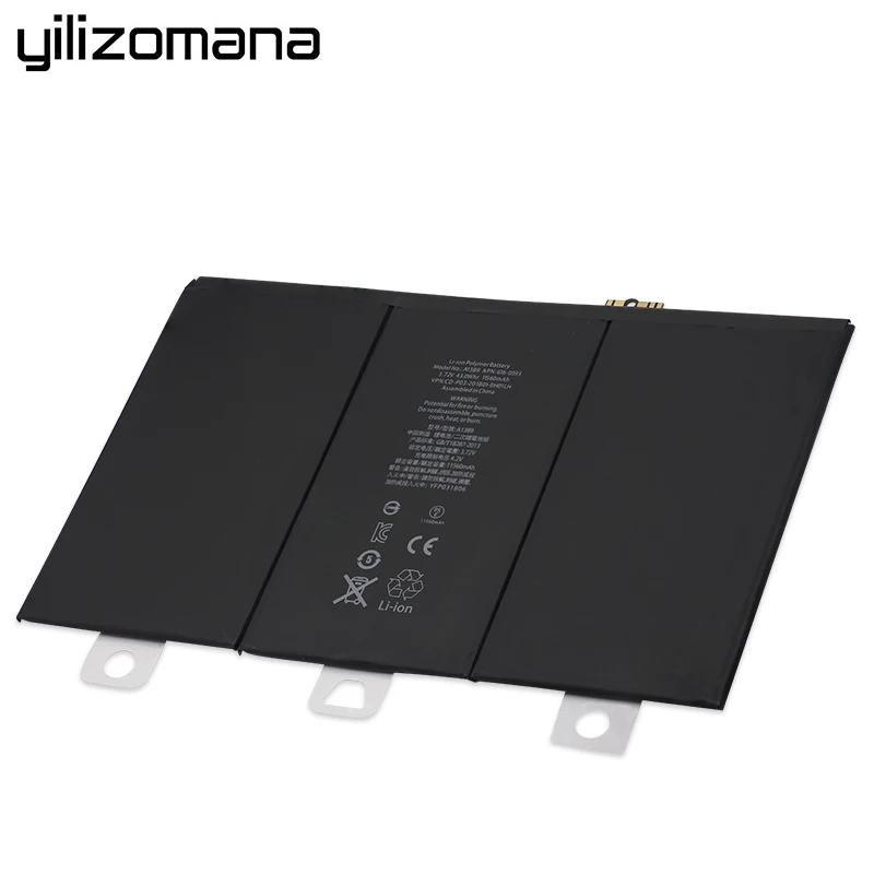 Yilizomana для iPad 3/4 3rd A1403 A1416 A1430 A1433 A1459 A1460 11560 мА/ч, A1389 iPad Батарея с ремонтными инструментами