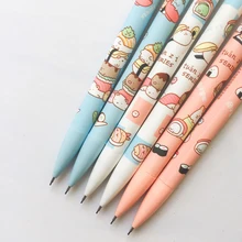 3X Cute Sumikko Gurashi Press Automatic Mechanical Pencil With Eraser School Office Supply Student Stationery cute sumikko gurashi pencil bag for school big capacity pencil case stationery pouch estuche school office supply zakka