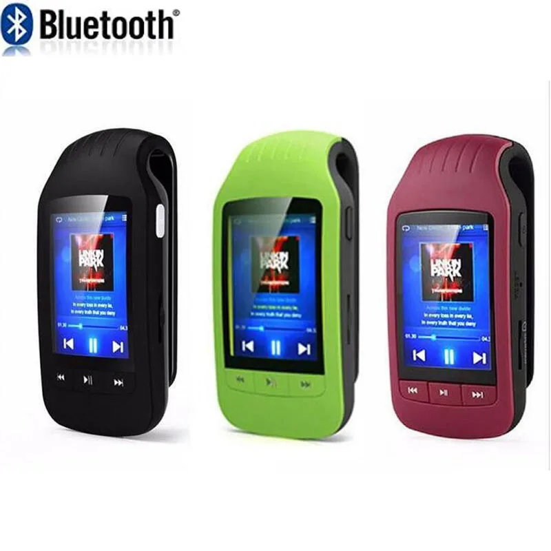 

MU1037 Bluetooth Clip Sport MP3 player 8GB memory support Sport Pedometer FM Radio 1.8 " LCD Screen MP3 Music Player