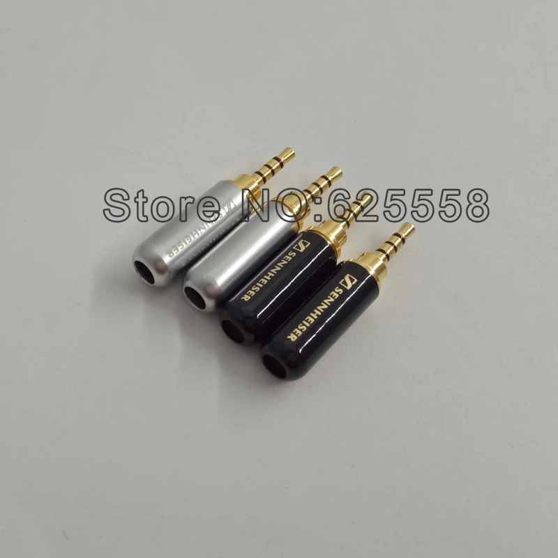 10 Pcs Copper 4 Pole Conductor 2 5mm Solder Connection Plug Jack Adapter Connector Headphone Cable Solder
