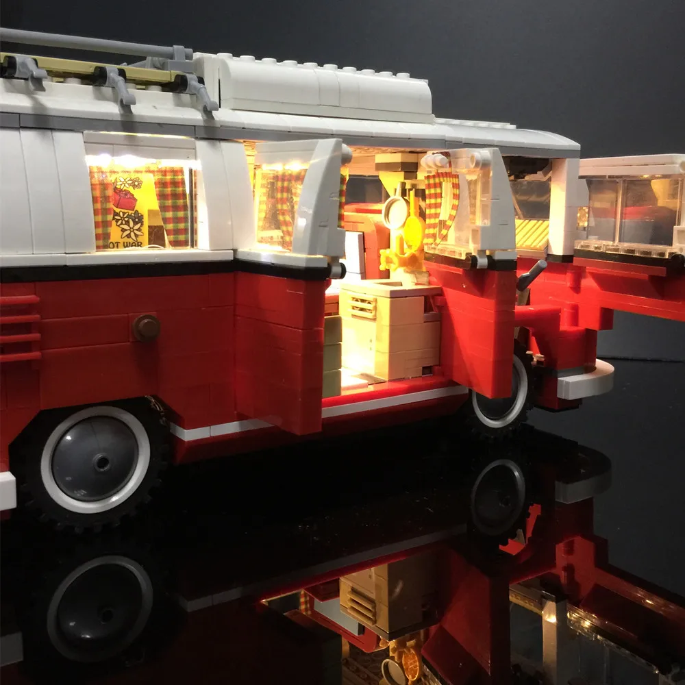Модернизированный Светодиодный светильник для lego10220/21001 с логотипом и кнопкой cab
