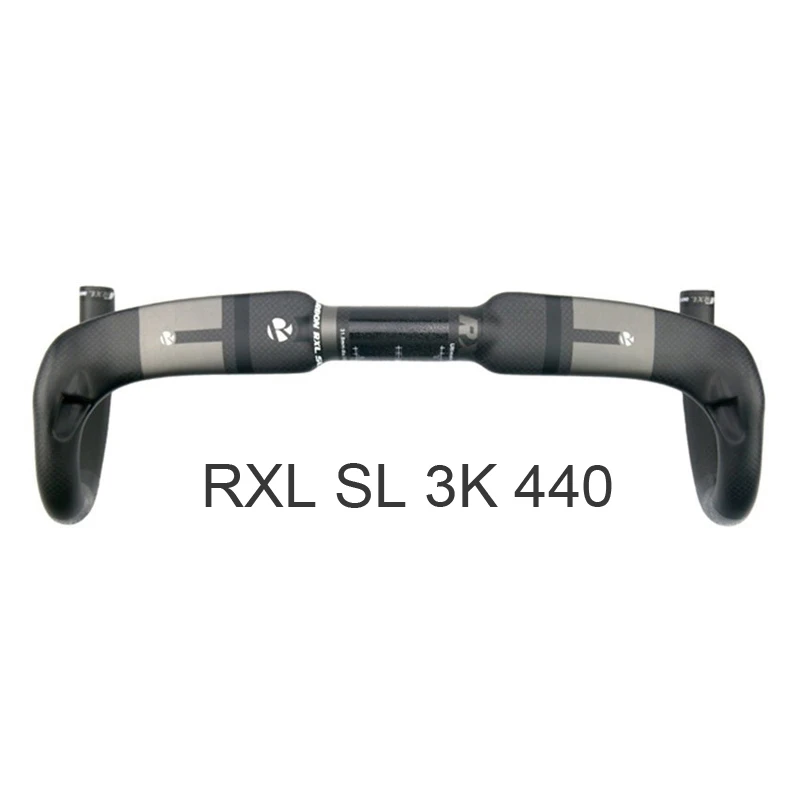 RXL SL руль для велосипедов из углеродного материала, руль для шоссейного велосипеда, XXX 31,8 мм велосипед гнутый корпус руля 400/420/440 мм Труба из углеродистого волокна 3 K матовый из углеродного волокна дорожные Рули - Цвет: RXL SL 3K 440mm