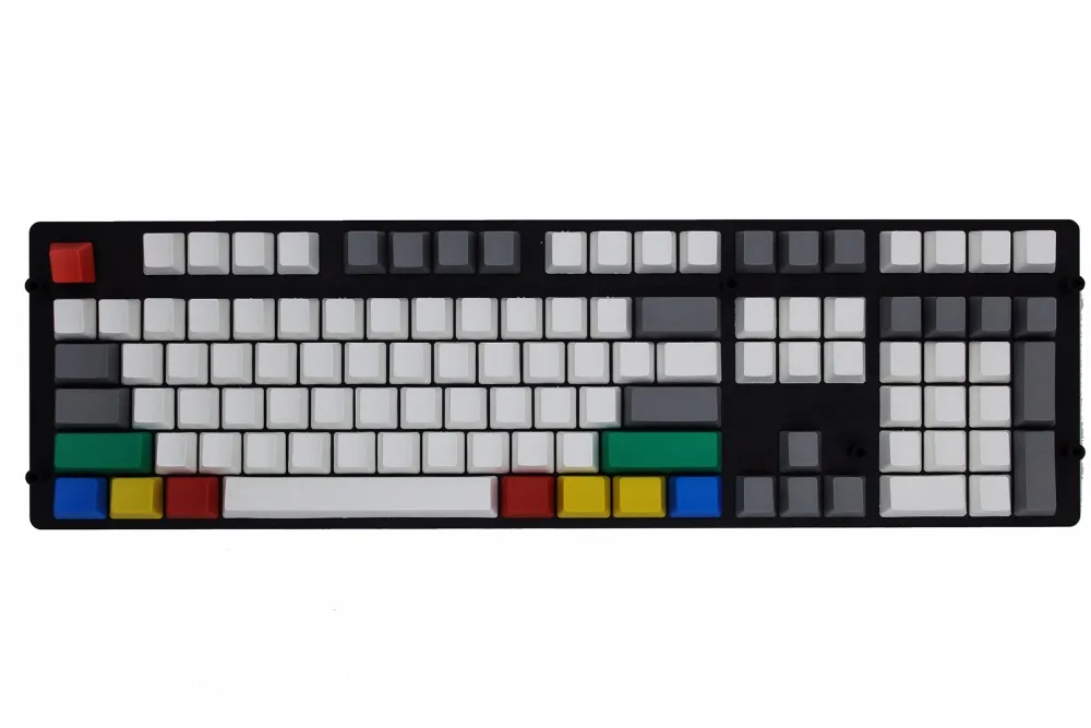 Пустой Толстый PBT 9 клавиш RGBY цвет Keycap OEM высоко Cherry MX переключатели Keycaps для Keycool/NOPPOO/Ducky/filco Keycap