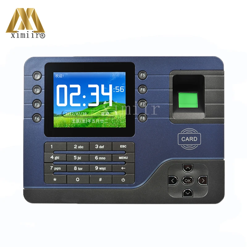 

Realand A-C091 3.2'' Biometric Fingerprint Password Time Clock Record Attendance