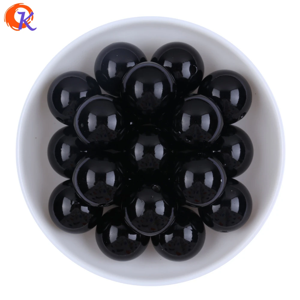 Buy Cordial Design Charms Jewelry Colorful 6 20MM Acrylic Round Imitation Pearl Beads For Chunky Beads Necklace Bracelet Making