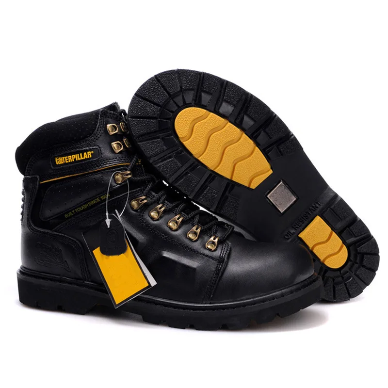 

mens hiking boots 2018 New High Quality Leather sneakers Outdoor Slip-proof and Waterproof Tourist Men's tactical boots 38-46