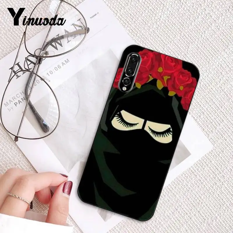 Oriental Woman In Hijab Face Muslim Islamic Gril Eyes Phone Case