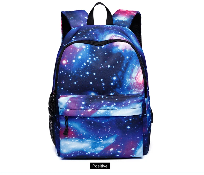 Школьная сумка с принтом звездного неба для девочек, школьная сумка для детей младшего школьного возраста, рюкзак с usb-портом для зарядки, сумка для книг