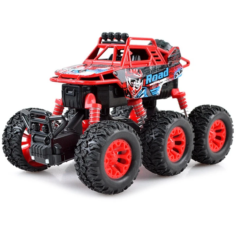 Six Wheel Backswing Climbing Car Toy Four-Wheel Drive Alloy Cross Country Climbing Toy Car