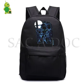 

Anime Megaman Fluorescence Backpack for Women Men Laptop Backpack Travel Shoulder Bags Teenagers Children School Bags