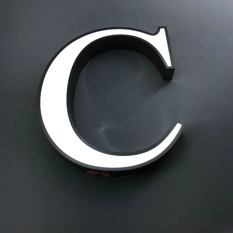 Alfabética para Sinalização à Prova d' Água Personalizada 3d Led Conveniente Armazenar Sinais Letra Loja 2 À prova d' água personalizada 3D led