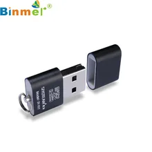 Красивый Gitf черный высокоскоростной USB 2,0 Micro SD TF T-Flash считыватель карт памяти адаптер цена Dec18