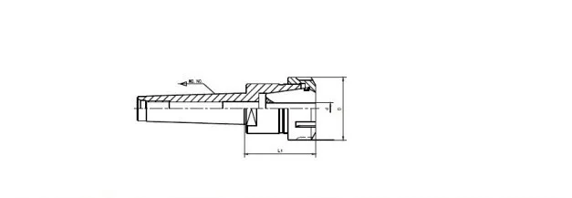 ER25-MT2-M10 ER25 цанговый патрон MT2 Морс 2# с коническим отверстием производства патрон держатель инструмента с M10 сцепного устройства Тип