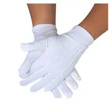 10 пар три-прочность белый труда страхование тонкий этикет прием wenwan circling парадный военный безопасности перчатки