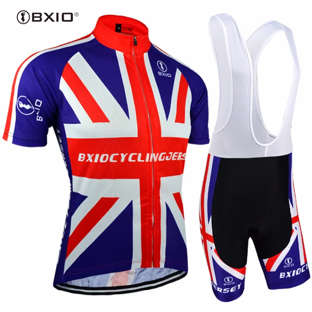 

BXIO Brand Cycling Jersey Set Red Cycling Clothing Unisex Short Sleeve Pro Bike Wear wielerkleding Maillot Ciclismo BX-0209R071