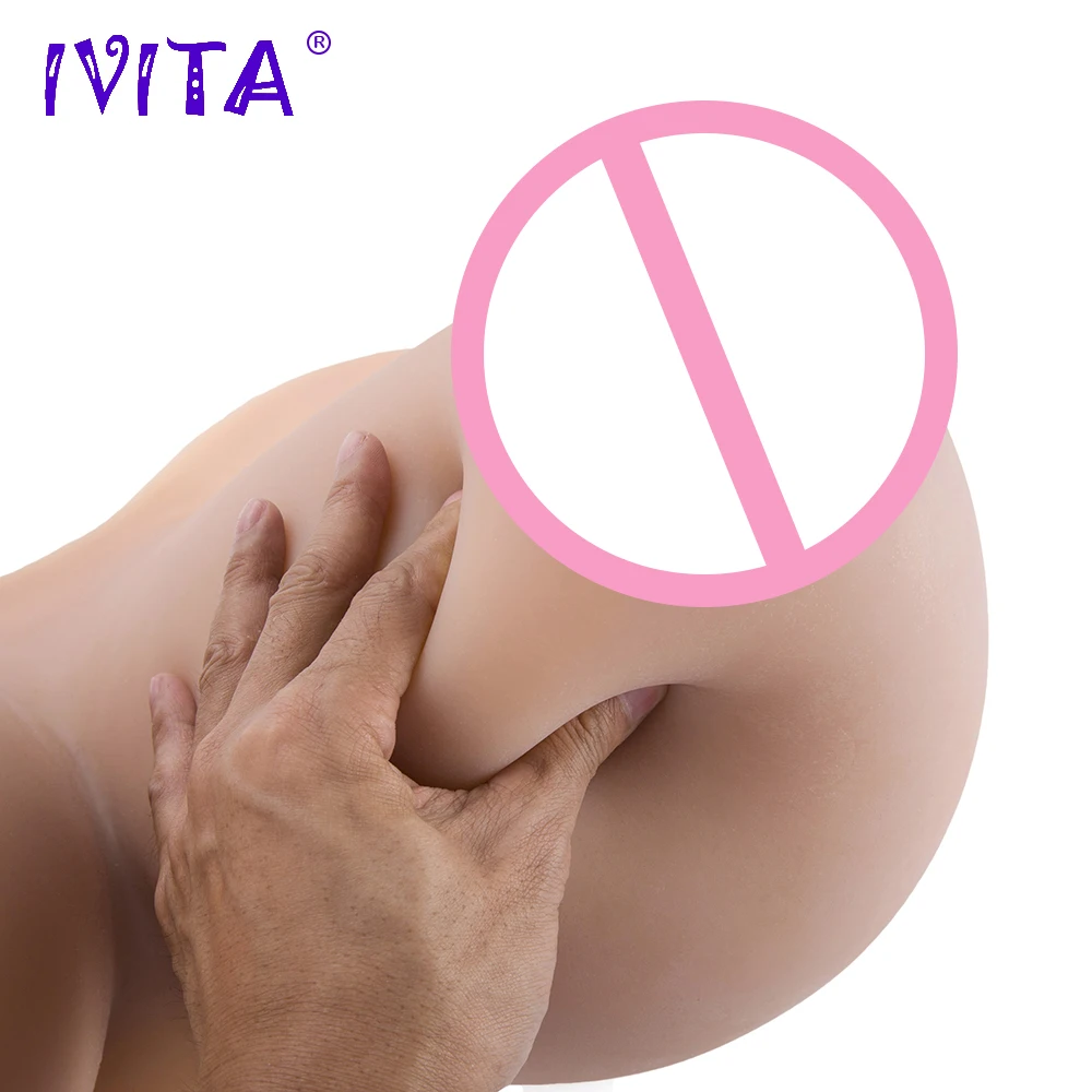Реалистичная силиконовая грудь IVITA 16 кг поддельные груди для перекрестных щитов