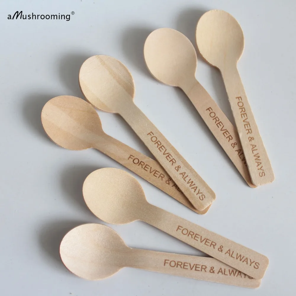 x100 FOREVER & ALWAYS Vintage Wedding Supply Spoons Personalized