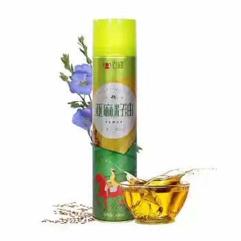 

Cold pressed fresh linseed oil healthy edible oil rich in linolenic acid 500ml From golden flaxseed natural pregnant woman