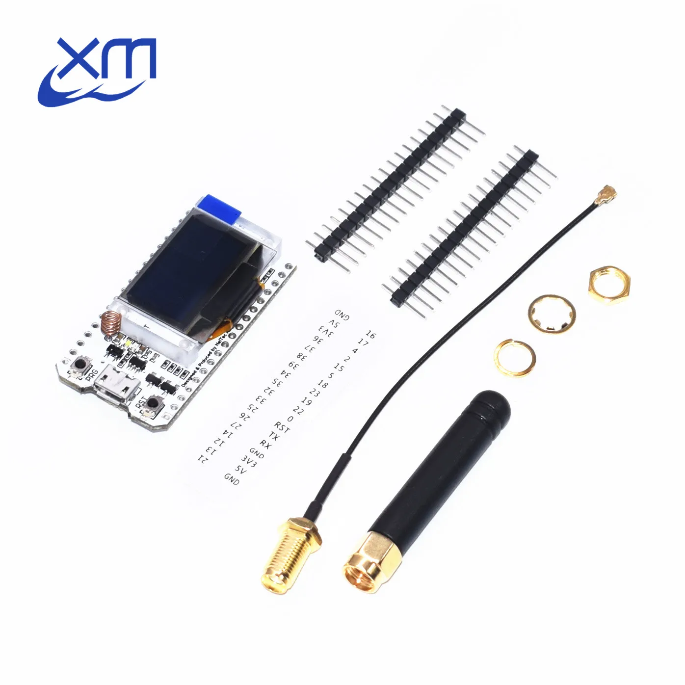 

SX1276 ESP32 LoRa 868MHz/915MHz 0.96 Inch Blue OLED Display Bluetooth WIFI Kit 32 Development Board with antenna H83