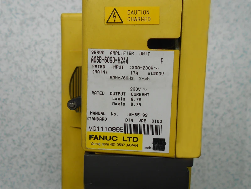 FANUC Japan servo drive amplifier A06B-6090-H244 motor driver A06B 6090 H244 FANUC Japan servo drive amplifier A06B-6090-H244 motor driver A06B 6090 H244