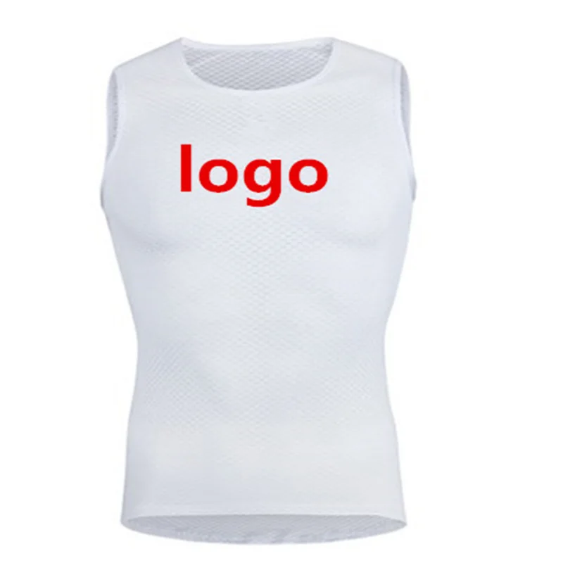 

2019 NEW make customized logo Underwear Vest Cycling Base Layers Bicycle Sleeveless Shirt Highly Breathbale Bike Jersey