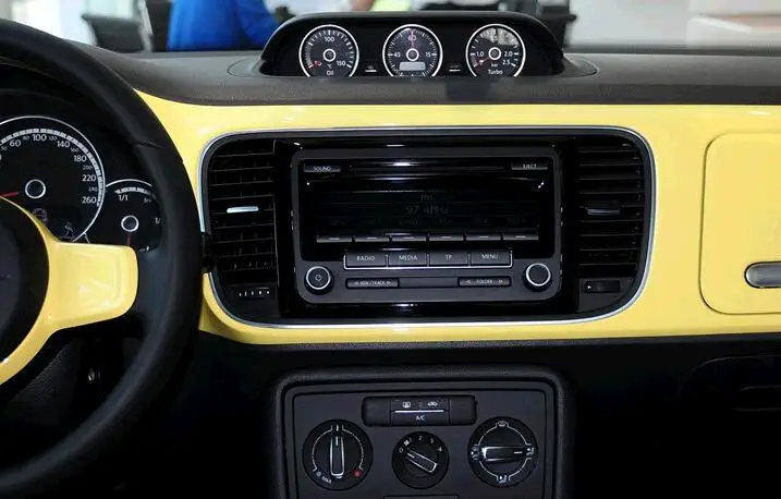 AHHDMCL автомобиля облицовка стерео аудио Панель gps рамка для VW Golf Polo, Beetle Magotan Passat Scirocco Sagitar Touran Tiguan