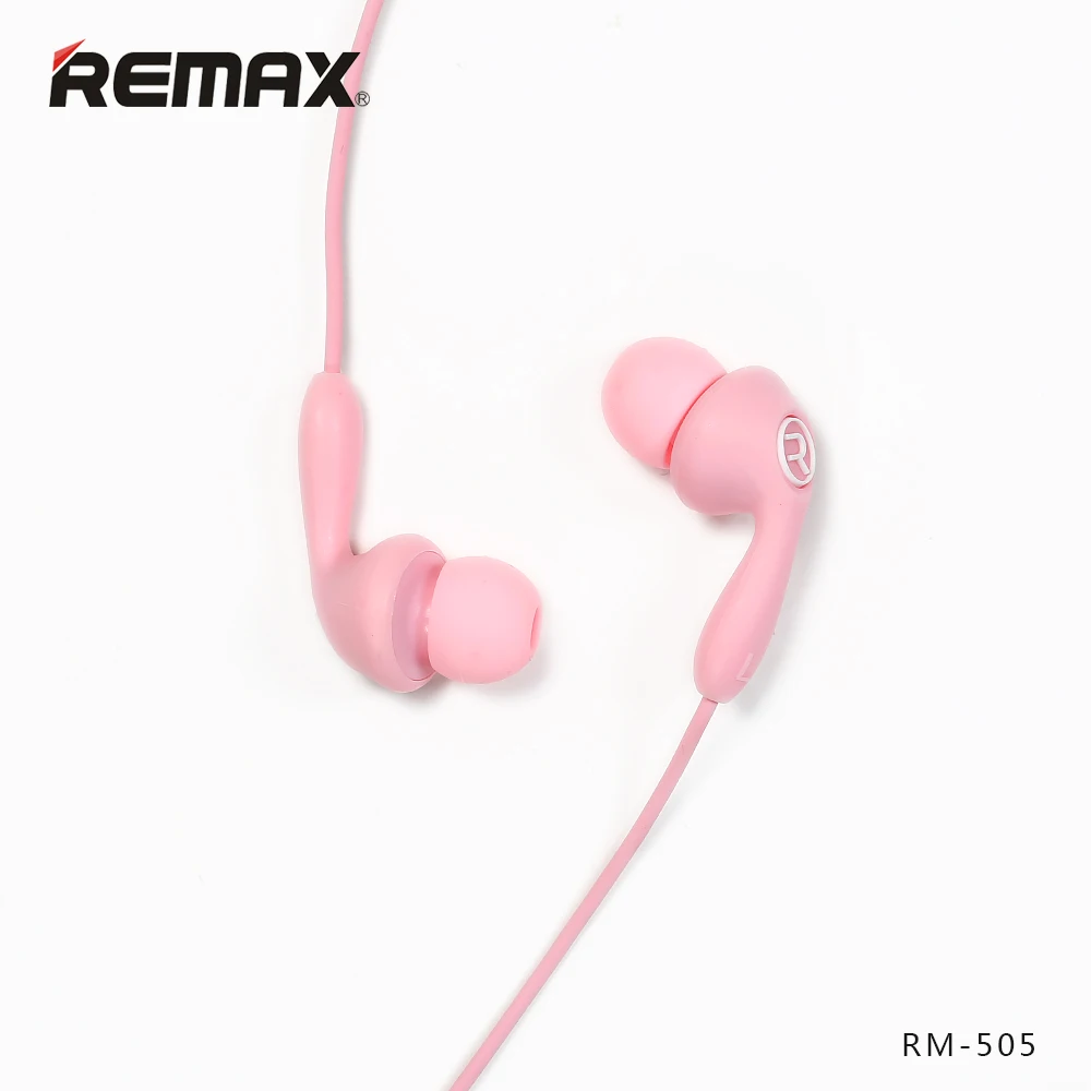 

REMAX Colorful Colors Wired In-Ear Earphone High fidelit Unit Headset Silica Gel Smoothly Earbuds with Mic for phone/mp3