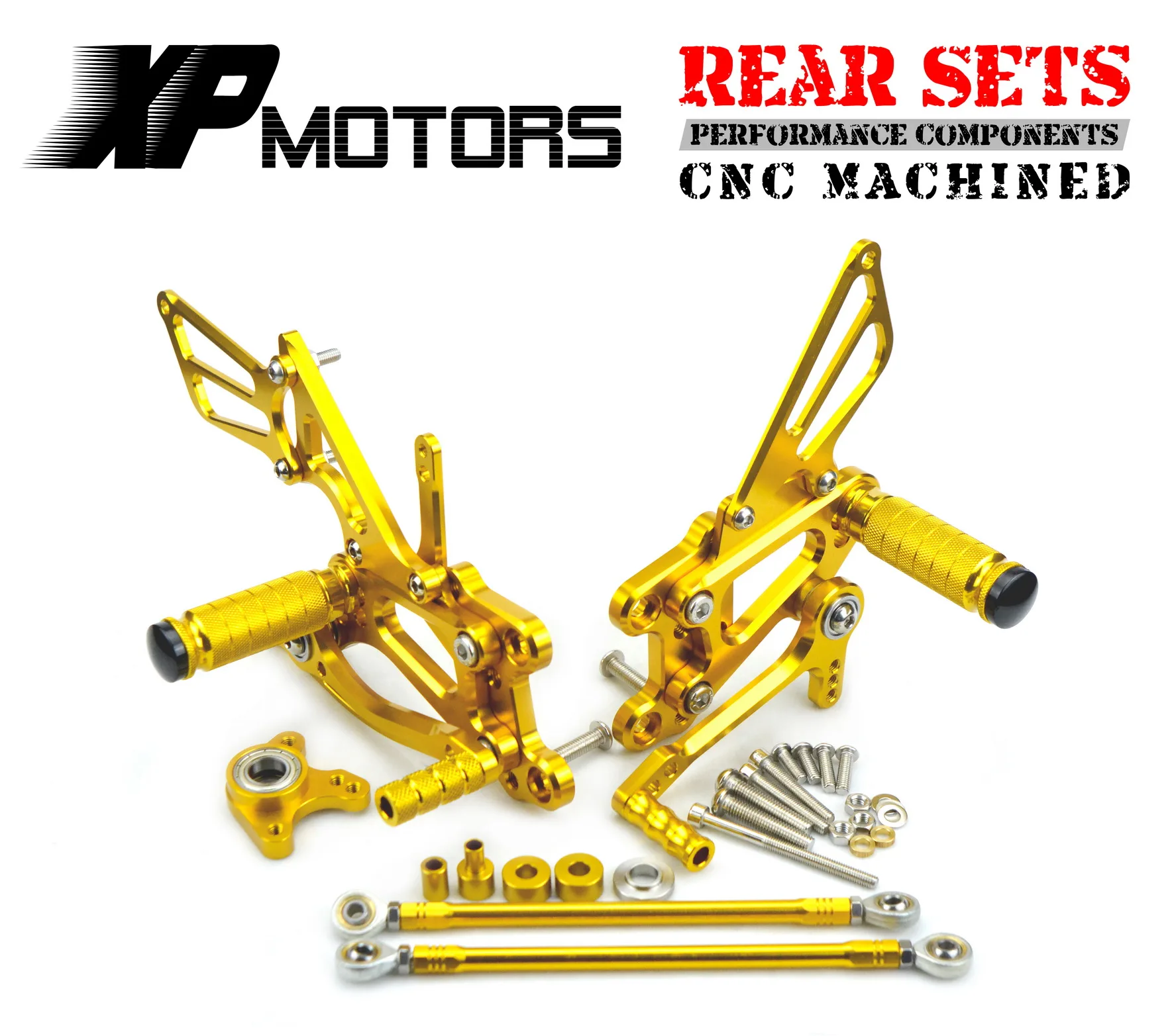

NICECNC CNC Adjustable Rearsets Foot Rest Foot Pegs Footrests For Honda CBR1000RR 2004 2005 2006 2007 CBR 1000RR CBR 1000 RR