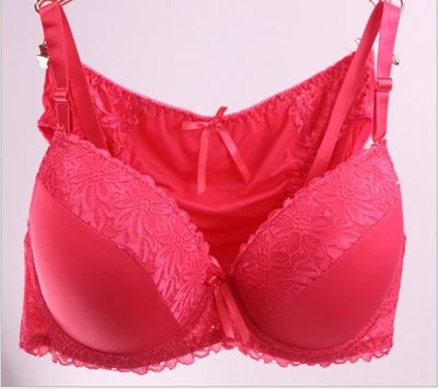 red push up bralette