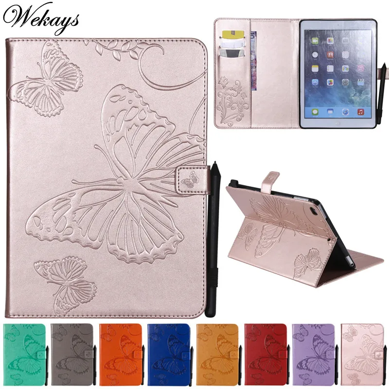 Wekays For Coque Apple IPad Mini 4 Cartoon Butterfly Leather Fundas Case For IPad Mini 4 Tablet Cover Case sFor Ipad Mini4 Kids