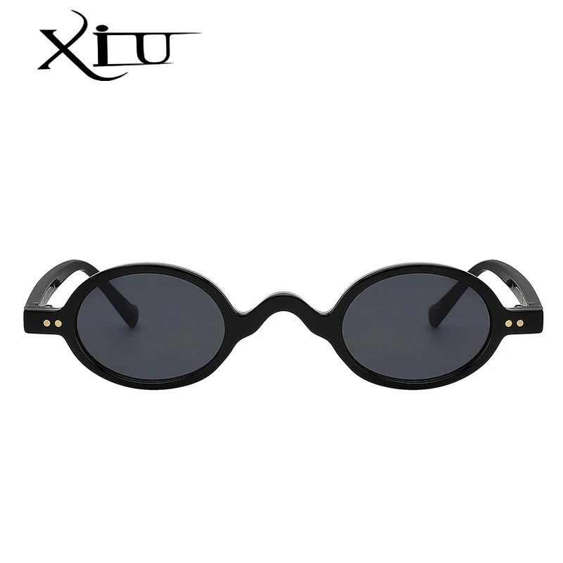 XIU маленькие круглые Винтажные Солнцезащитные очки женские фирменные дизайнерские модные линзы высшего качества модные очки мужские Oculos UV400