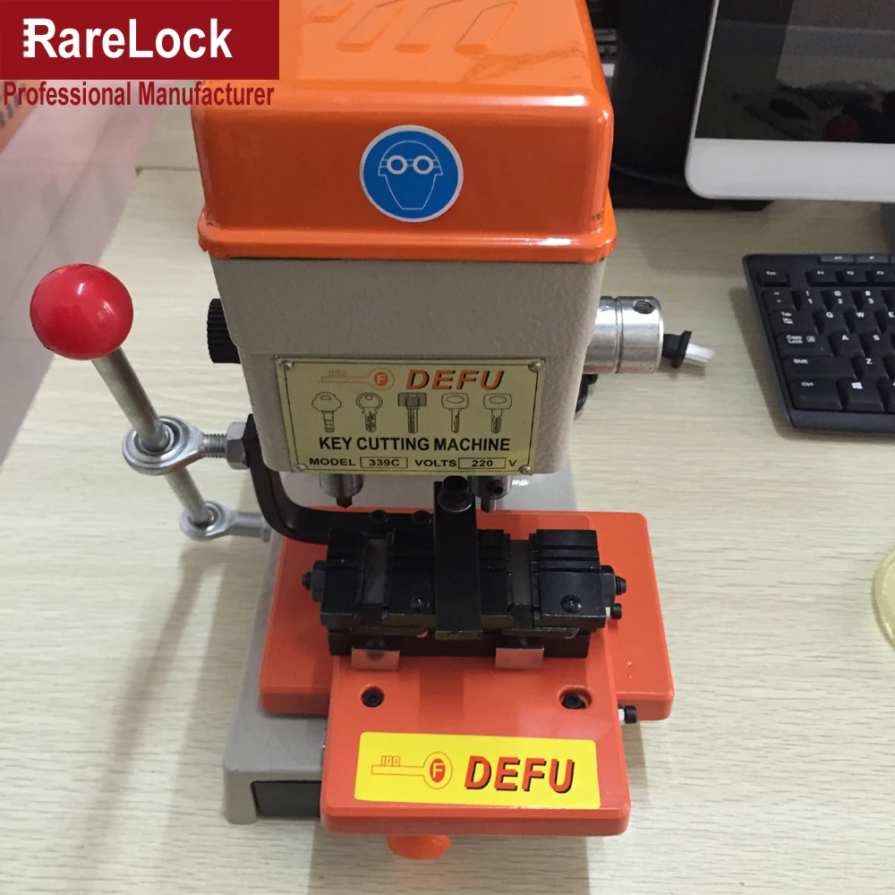 Rarelock 339C Professional Locksmith Tool Supplier Electric Key Copy Cutting Machine Car Door Key Machine Lock Pick a