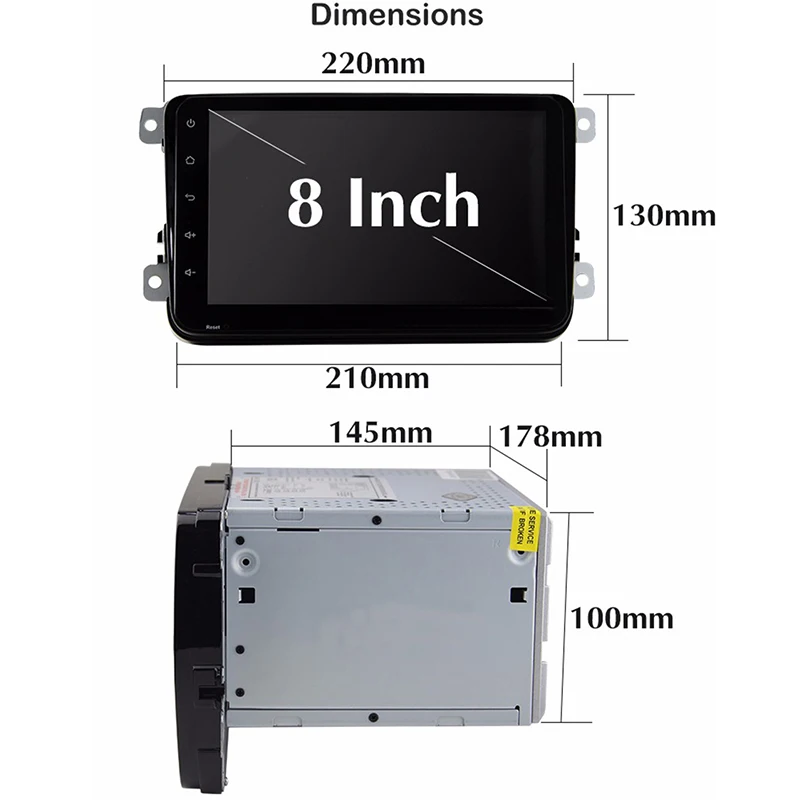 Flash Deal 2 din android 8.01 car dvd stereo radio video player for VW passat cc b6 b7 jetta tiguan touran scirocco T5 seat EOS car dvd gps 4