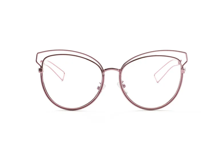 HINDFIELD Модные металлические зеркальные для Оптический модная оправа для очков дизайнерские очки оправы для очков Для женщин прозрачные очки для работы за компьютером