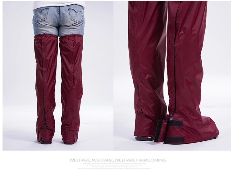 Непромокаемые непромокаемые брюки дождевик водонепроницаемый чехол для ног защита для женщин и мужчин для езды на мотоцикле Поставщик продукции