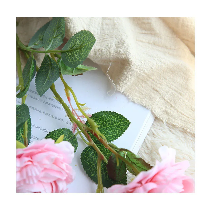 artificial flowers for wedding peony rose silk flower  (31)