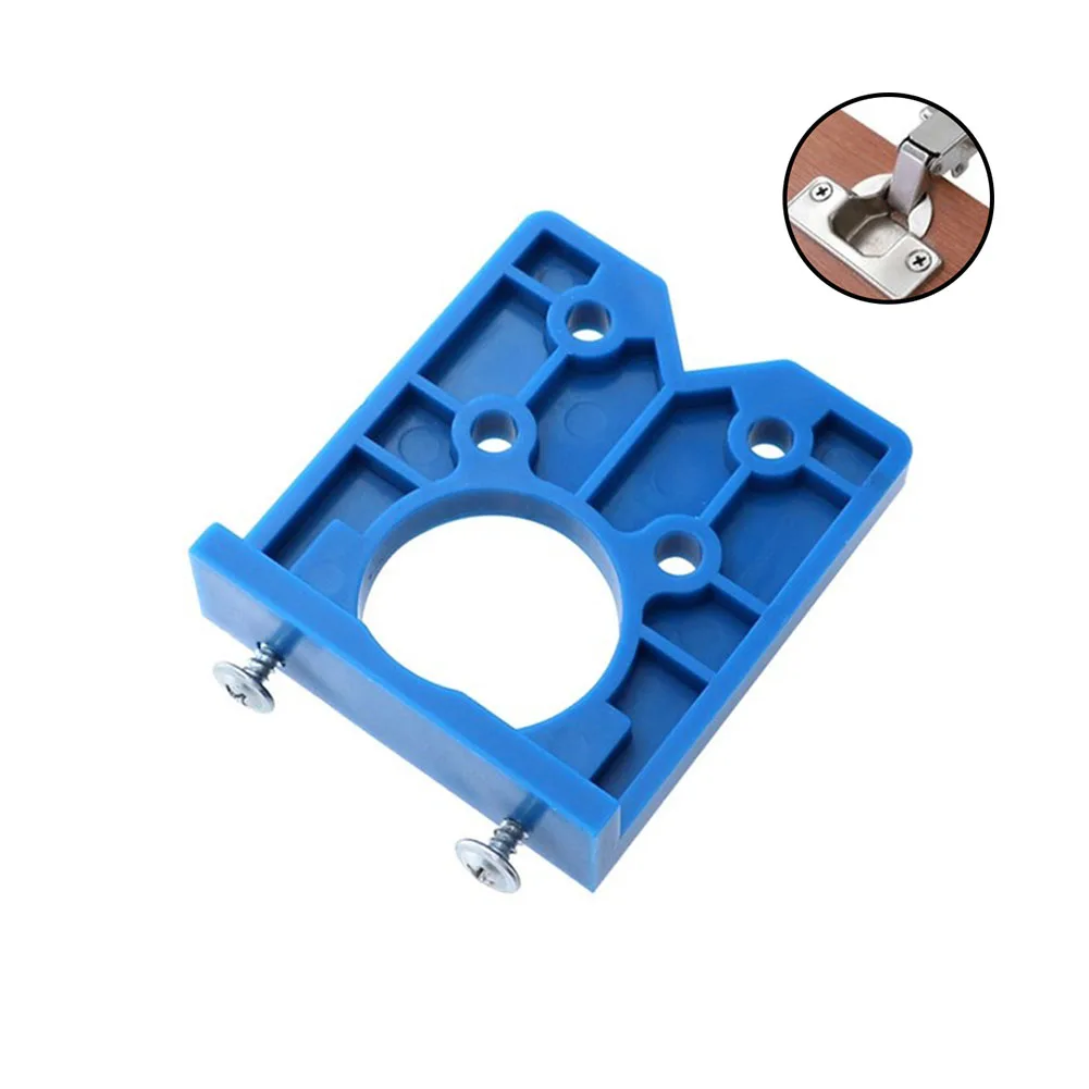 

35mm DIY Locator Accurate Woodworking Mounting Hinge Drilling Jig Guide Door Hole Opener Concealed Cabinet Accessories Tool Saw