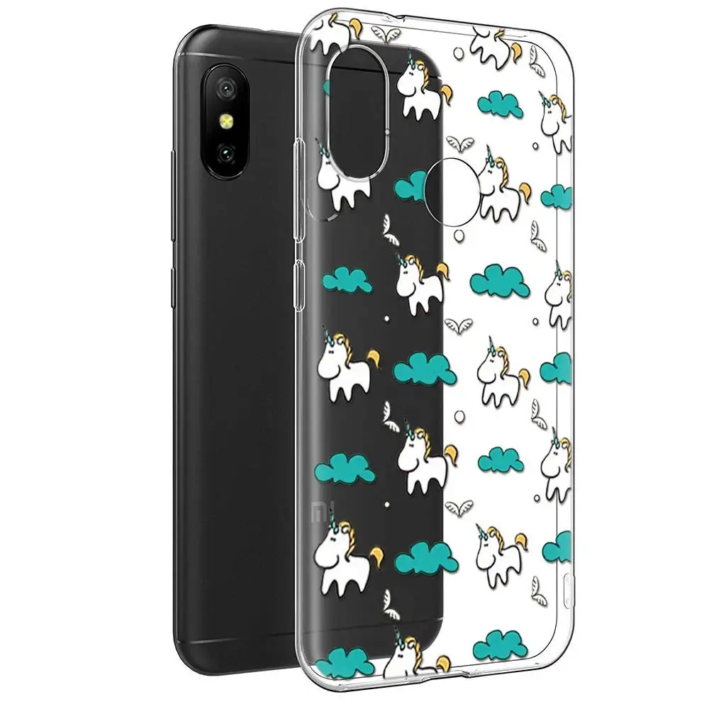 Redmi 6 Pro Patterned Soft Clear Silicone Case Cover For Xiaomi Mi A2 Lite Capa Slim Ultra Thin Coque Fundas sfor Xiaomi A2 Lite (2)